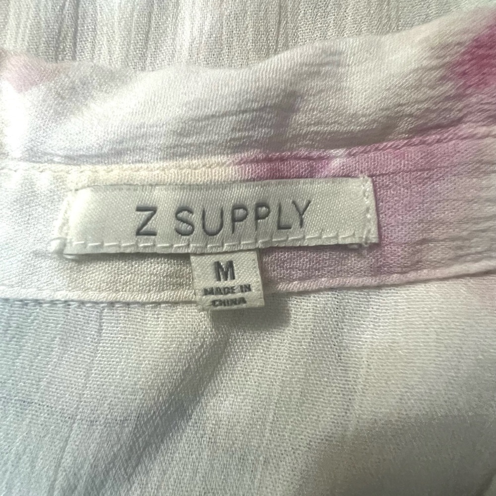 🎯Z Supply Pink and White Blouse - Picture 13 of 13